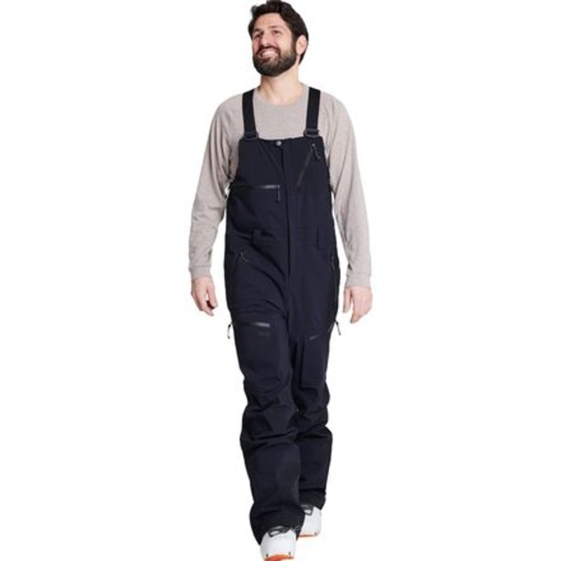 Capow Bib Pant – Men&apos;s|Black|Blue Pond|L|XL|S|M