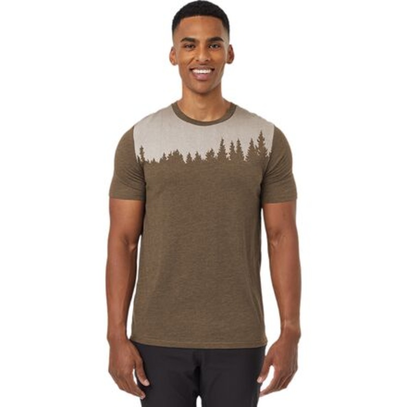 Juniper T-Shirt – Men&apos;s|Tundra Heather/White|L|XL|XXL|M