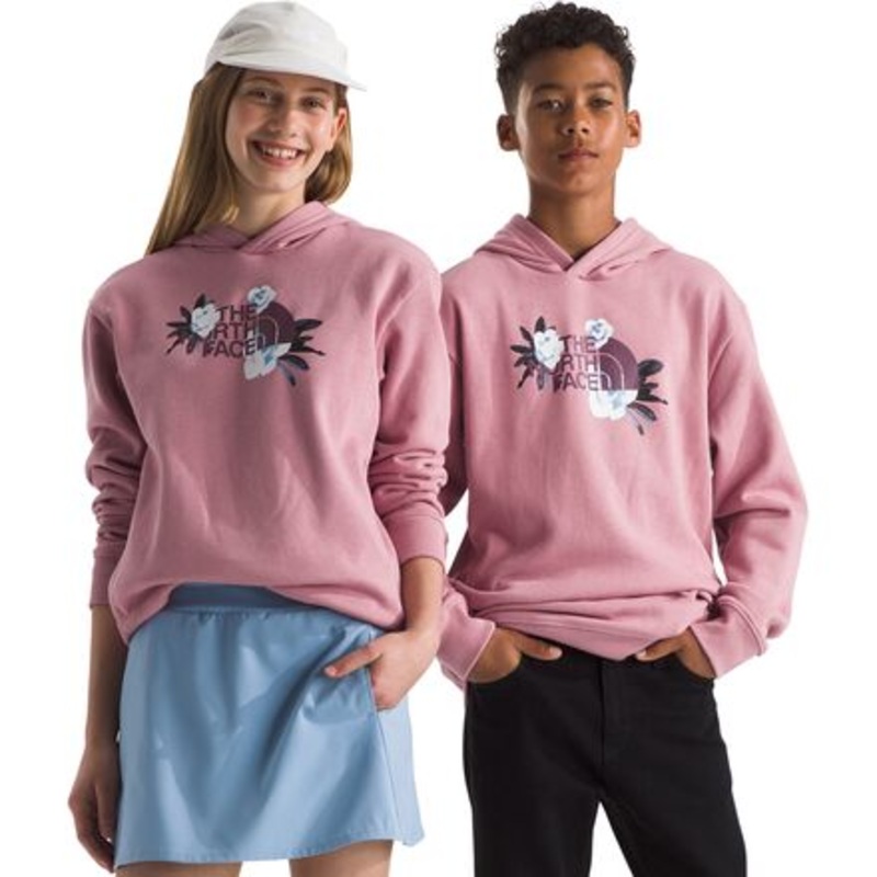 Winter Floral Camp Fleece Pullover Hoodie – Kids&apos;