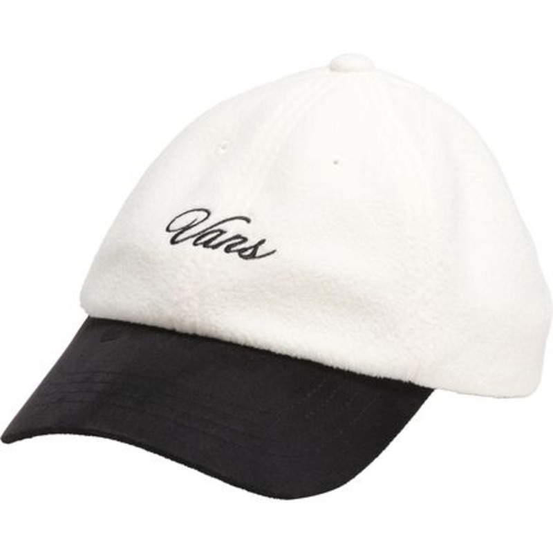 Script Curved Bill Jockey Hat|Marshmallow|One Size