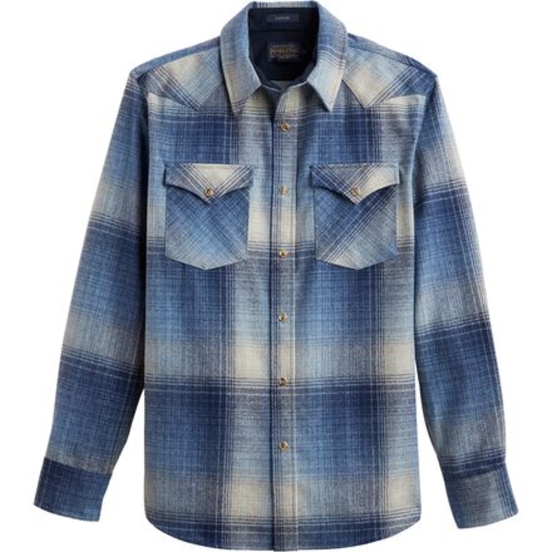 Canyon Shirt – Men&apos;s|Blue Mix Ombre|Olive/Brown Ombre|M|S