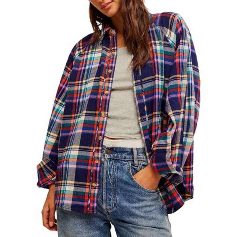 Girl Meets Boy Plaid Shirt – Women&apos;s