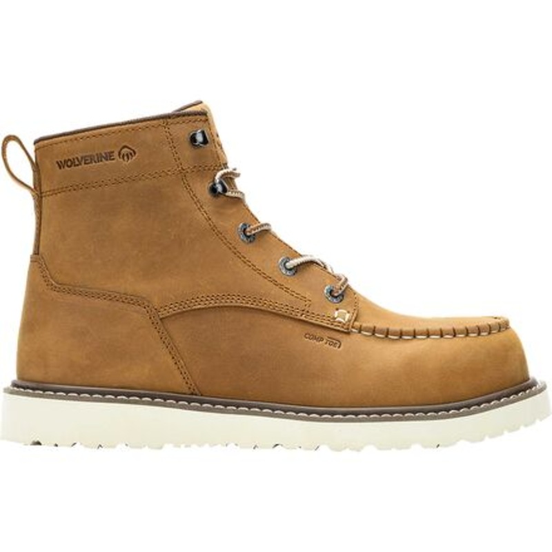 Trade Wedge Unlined 6in Moc-Toe Composite-Toe Boot – Men&apos;s