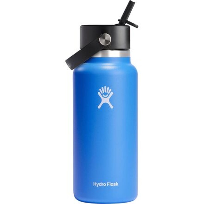 32oz Wide Mouth Flex Straw Water Bottle