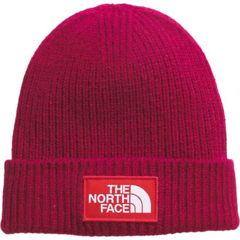 Logo Box Cuffed Beanie|Beetroot/TNF Red|Khaki Stone|TNF Black|Tnf Medium Grey Heather|One Size