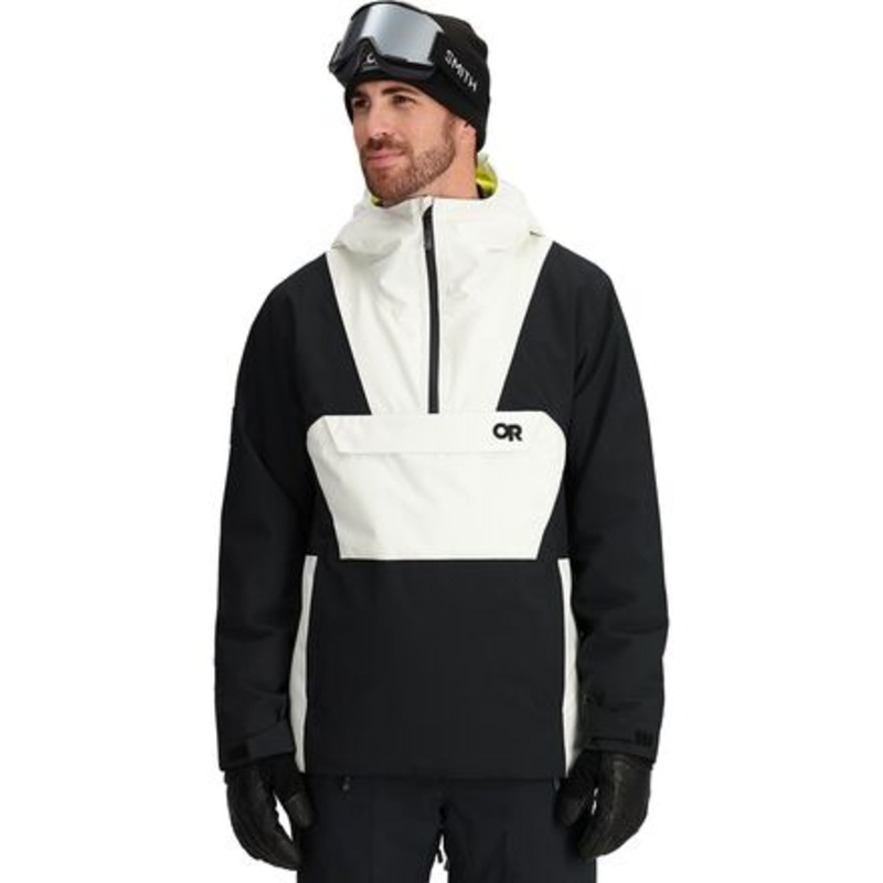 Snowcrew Anorak – Men&apos;s|Black/Snow|Cenote/Olympic|Ranger Green Camo|XL|S|XXL|M|L
