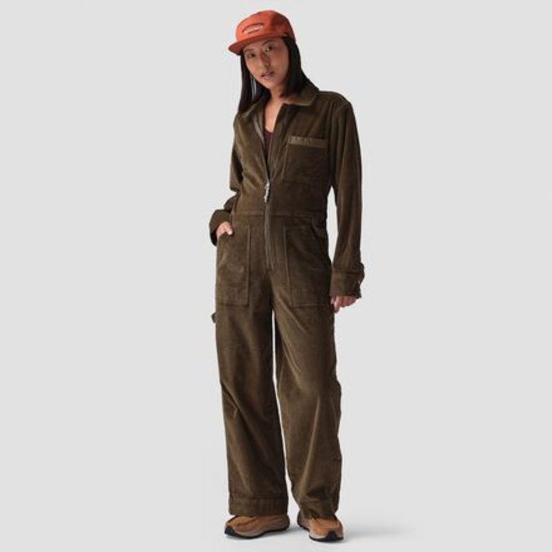 Wide Leg Corduroy Jumpsuit – Women&apos;s
