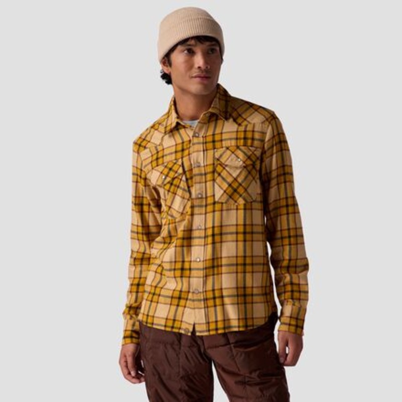 Giddy-Up Snap-Up – Men&apos;s|Harvest Taupe Plaid|Monument Passion Flower Plaid|L|XL|M
