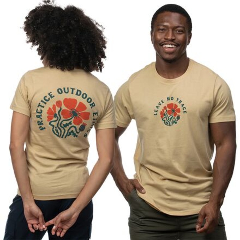Leave No Trace T-Shirt|Fossil|Palm Leaf|XL|S|XXL|M|L