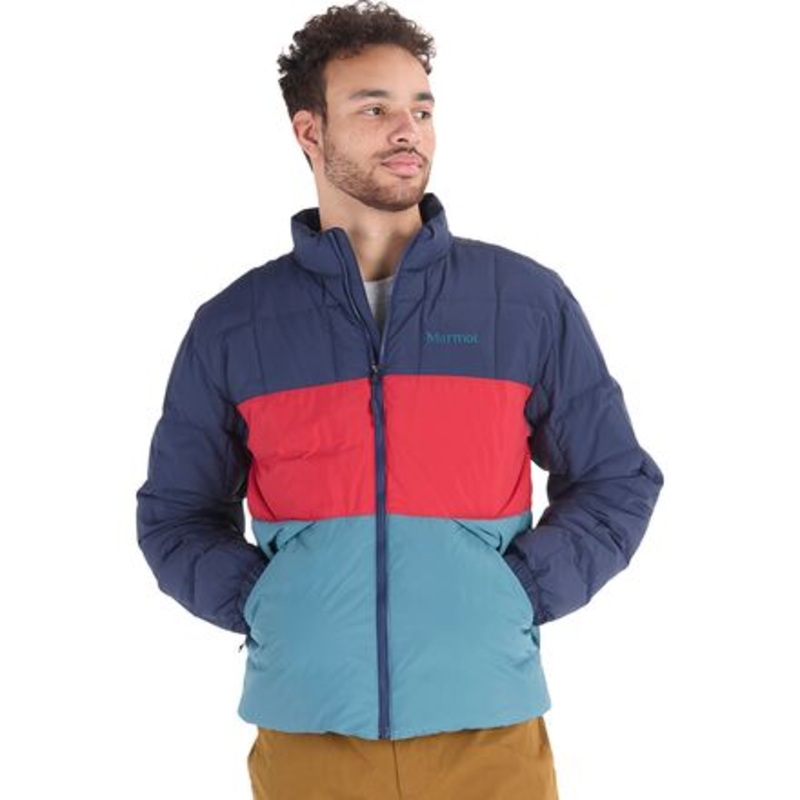 Ares Down Jacket – Men&apos;s|Arctic Navy/Team Red/Moon River|Black|Nori/Light Oak/Vetiver|XL|S|XXL|M|L