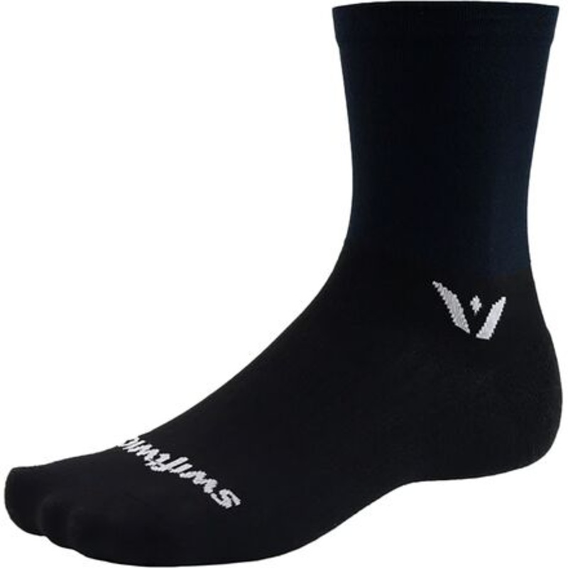 Aspire Mid-Crew Sock|Black|Euro Stripe Black/Hi-Viz Yellow|Euro Stripe Gray/Pink|Hi Viz Yellow|Hi-Viz Yellow Black|Mint Black|Navy Blue|Red Black|White|S|XL|M