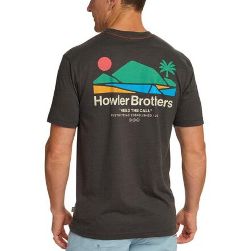 Select T-Shirt – Men&apos;s|Bahia de Howler/Antique Black|Bahia de Howler/Sand Heather|Howler Electric/Coral Heather|Howler Posse/Sand Heather|Howler Arroyo/Adobe|XL|S|XXL|M|L