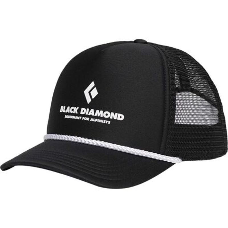 Flat Bill Trucker Hat|Black/Black Eqpmnt for Alpnst|Charcoal/White Mountainscape|Charcoal/White Wavy Black Diamond|Indigo/White Eqpmnt for Alpnst|Pewter/Black Eqpmnt for Alpnst|Tundra/Black Eqpmnt for Alpnst|Tundra/Black Wavy Black Diamond|One Size
