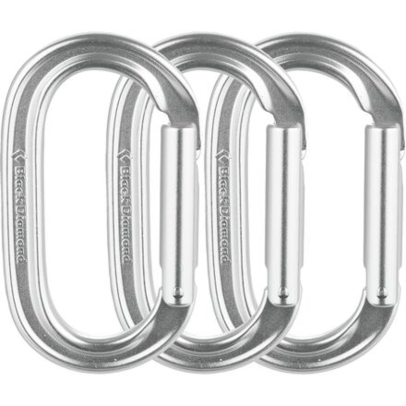 Oval Keylock Carabiner – 3-Pack