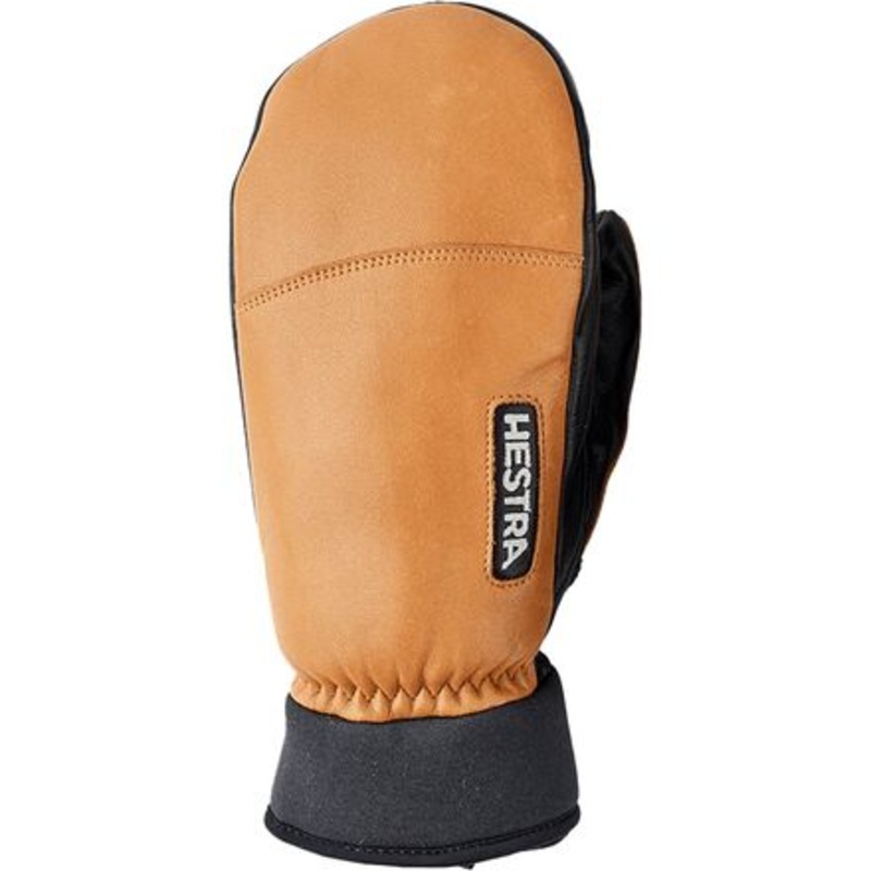 Army Leather Wool Terry Mitten
