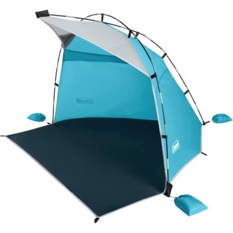 Skyshade Beach Shade|Caribbean Blue|Orange|Large|Small
