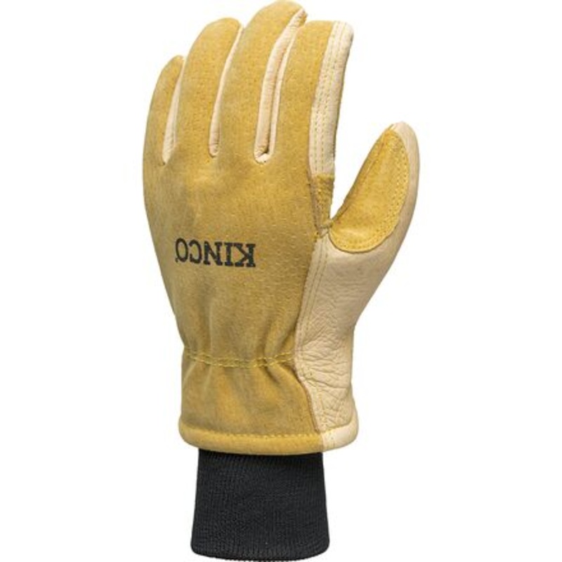 Lined Heavy-Duty PG & Suede Pigskin Ski Glove + Omni-Cuff