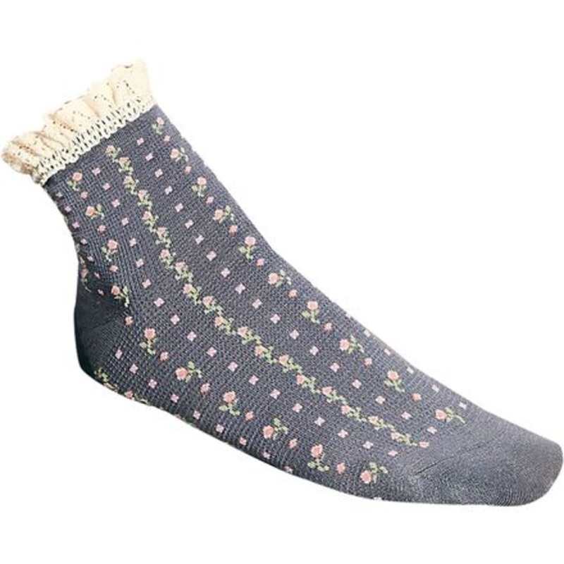 Rosebud Waffle Knit Ankle Sock – Women&apos;s