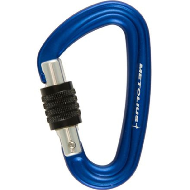 Bravo Locking Carabiner|Blue|Black|One Size