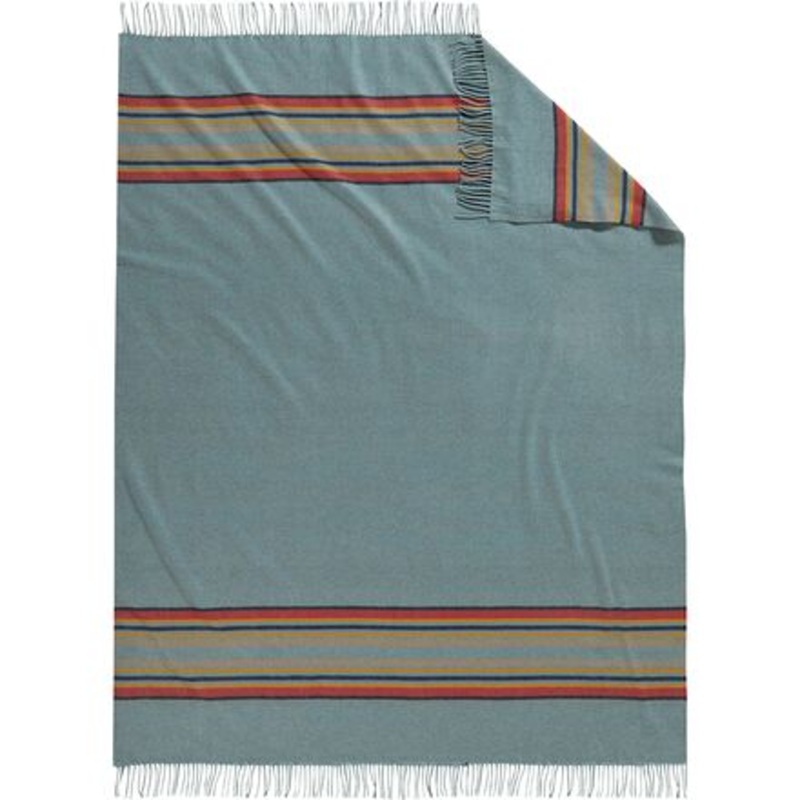 5th Ave Throw|Green Heather|Charcoal|One Size