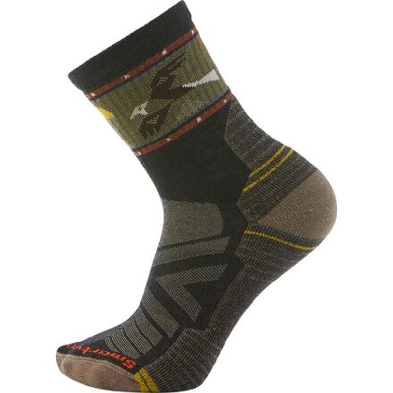 Hike Light Cushion Soaring Print Mid Crew Sock – Men&apos;s