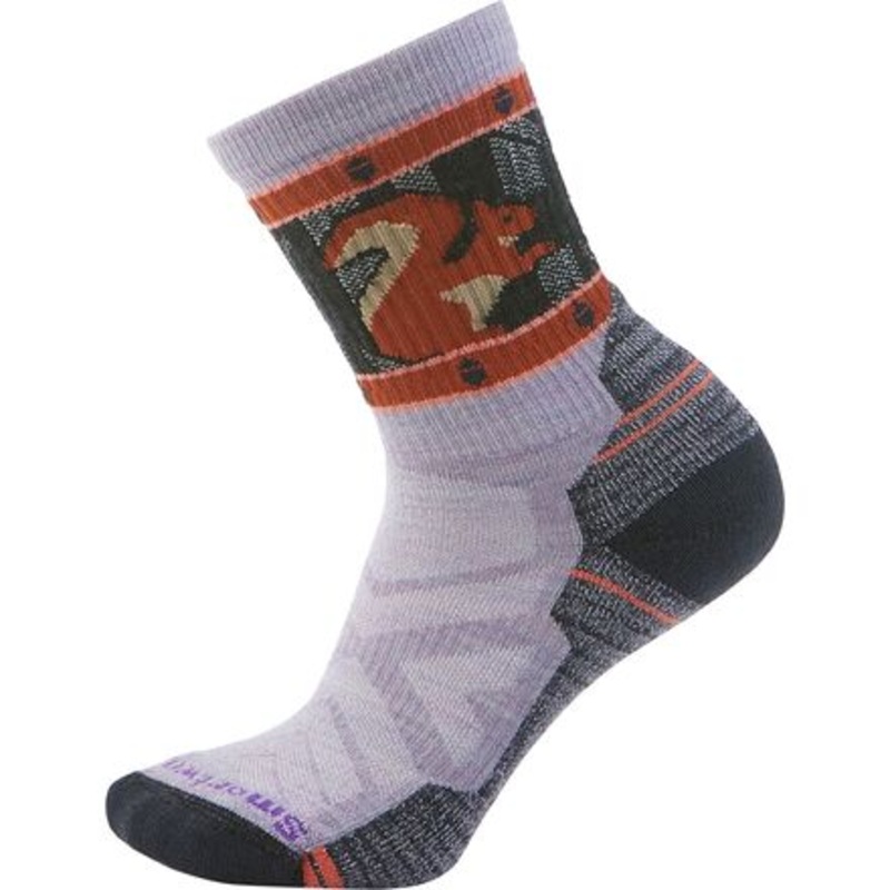 Hike Light Cushion Squirrely Print Crew Sock – Women&apos;s