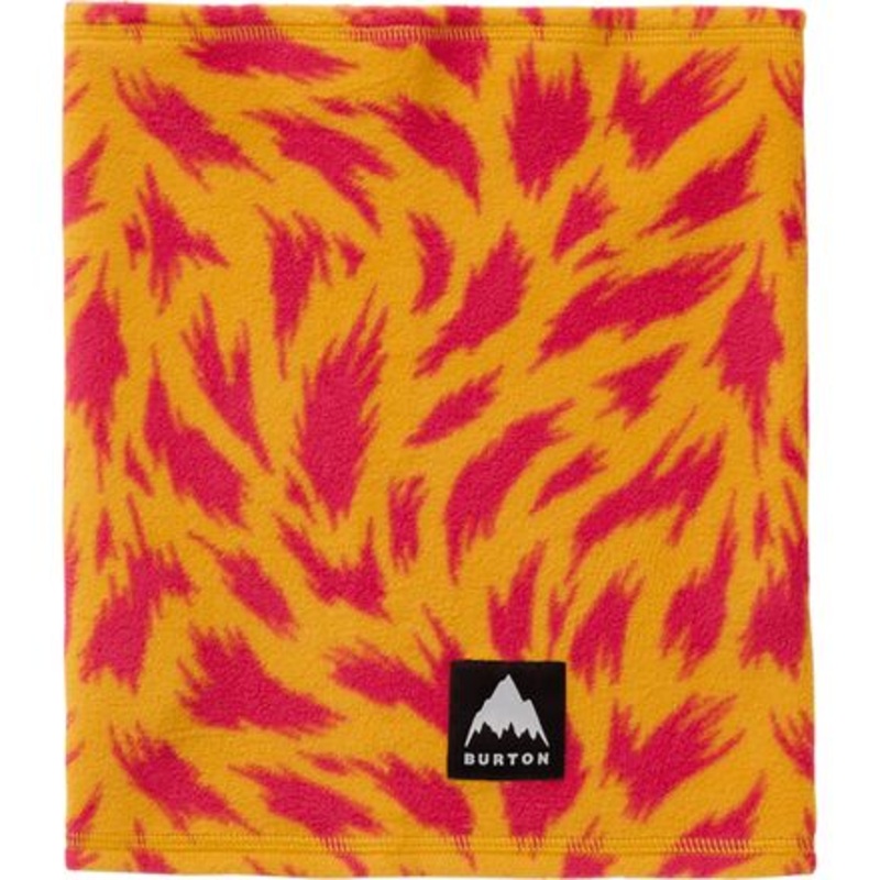 Neckwarmer – Kids&apos;|Fur Goldenrod|PATCHES|Scribble|True Black|One Size