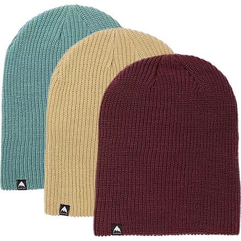 Recycled DND Beanie – 3-Pack|Almandine/Rock Lichen/Mushroom|Deep Emerald/Petrol Green/Imperial Purple|Dress Blue/Stout White/Slate Blue|Nightfall/Sandstone/Forest Moss|True Black/Sharkskin/Stout White|One Size