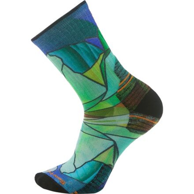 Targeted Cushion Mirror Mountain Print Crew Sock – Men&apos;s