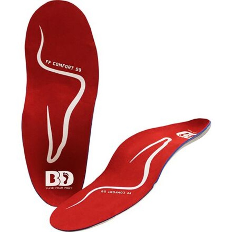 FF Comfort S9 Insoles|Red|XXL|XL|XS