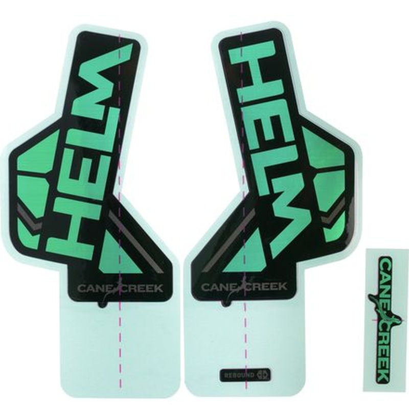 Helm Decal Kit|Green Metallic|None