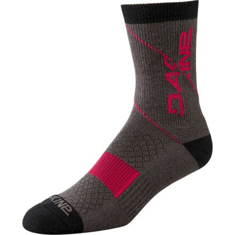 Berm Crew Sock|Grey/Red|S/M