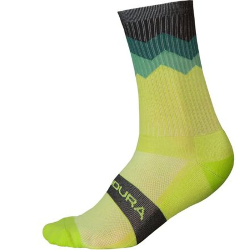 Jagged Sock|Lime Green|S/M