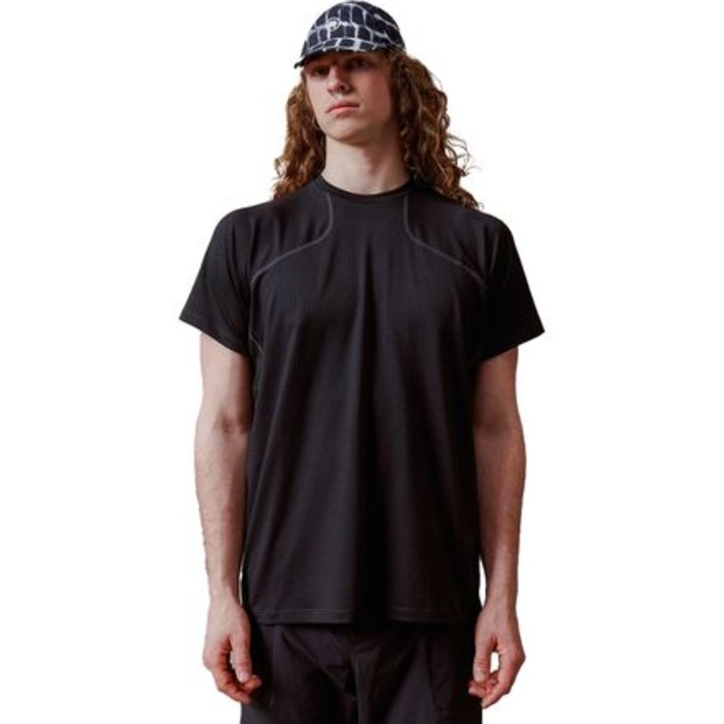 Short-Sleeve Corner Shirt|Black|Obre Blue|L|XL|S|M