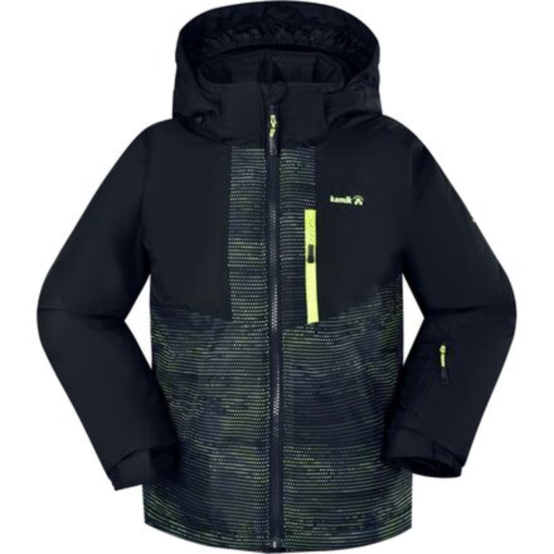 Arlo Jacket – Boys&apos; 2025|Black|Lime|8|4|14|5|16|10|6|7|12