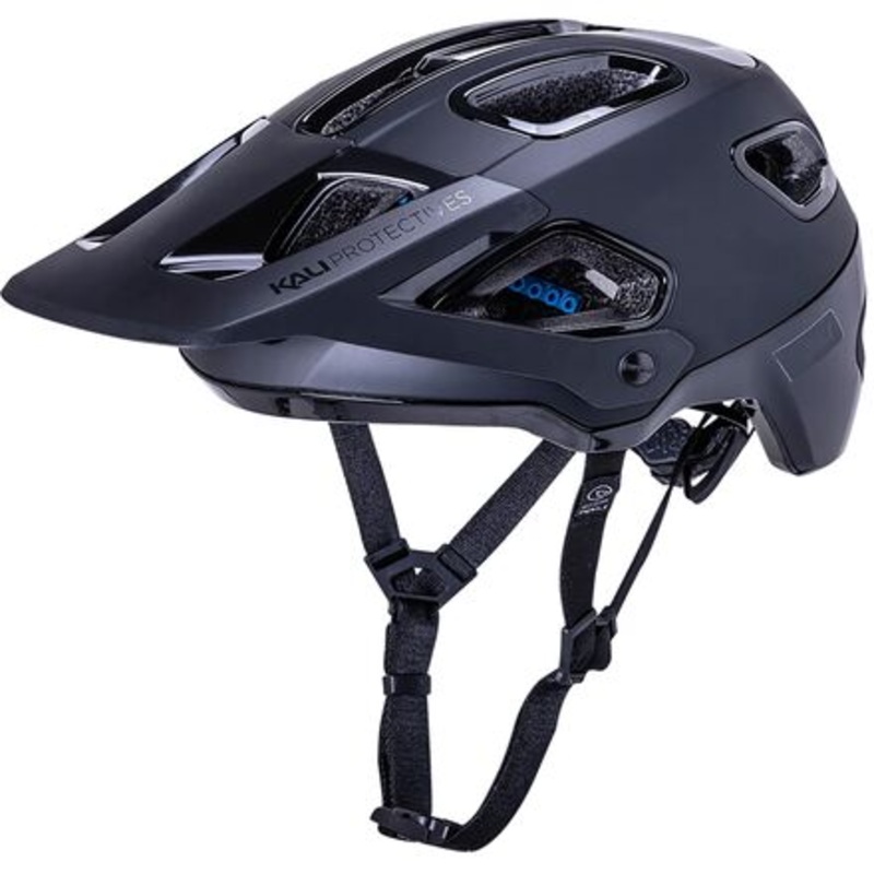 Cascade Helmet|Solid Matte Black/Gloss Black|Feather Gloss Green|L/XL|S/M