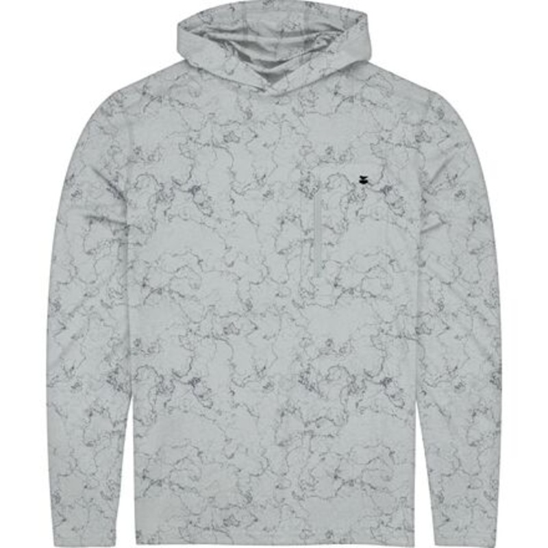 Skiff UV Hoodie – Men&apos;s|Grey|Light Blue|M|S