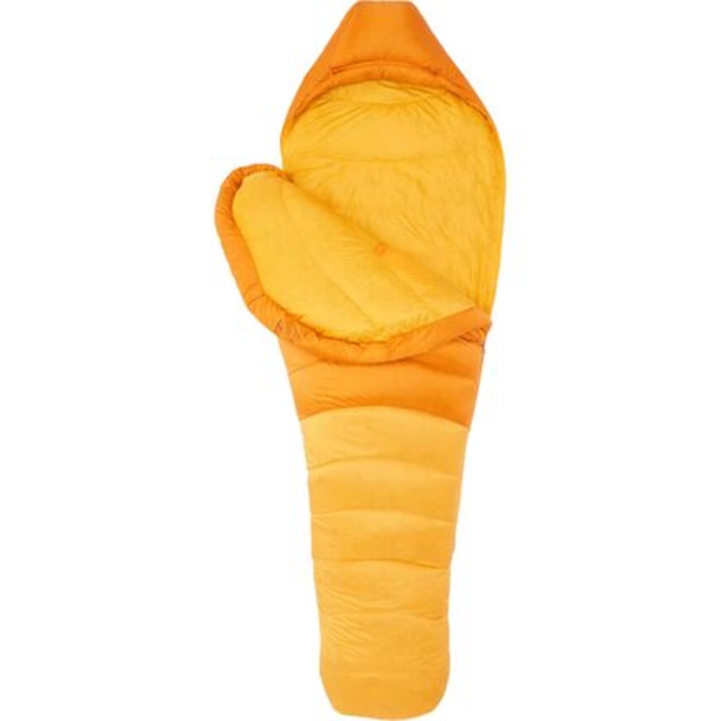 Lithium Sleeping Bag: 0F Down|Orange Pepper/Golden Sun|Long/Left Zip