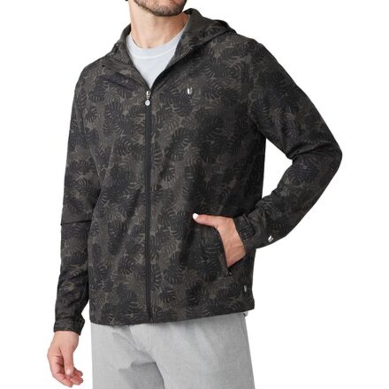 Solana Full-Zip Print Hooded Windbreaker Jacket – Men&apos;s