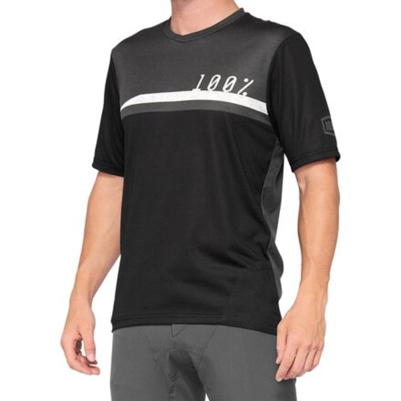 Airmatic Jersey – Men&apos;s|Black/Charcoal|Caramel/Black|Cherry/Grey|Steel|L|S|M