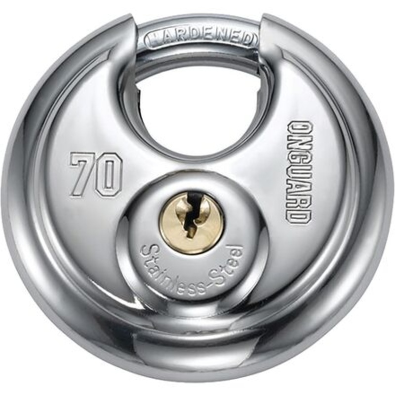 Bull Mastiff Round Keyed Padlock