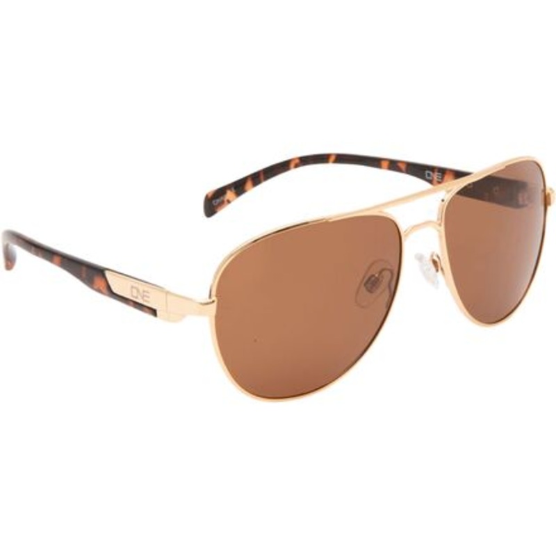 Cadet Polarized Sunglasses|Gold/Polarized Brown|M