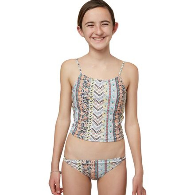 Coco Hi-Neck Tankini Swim Set – Girls&apos;