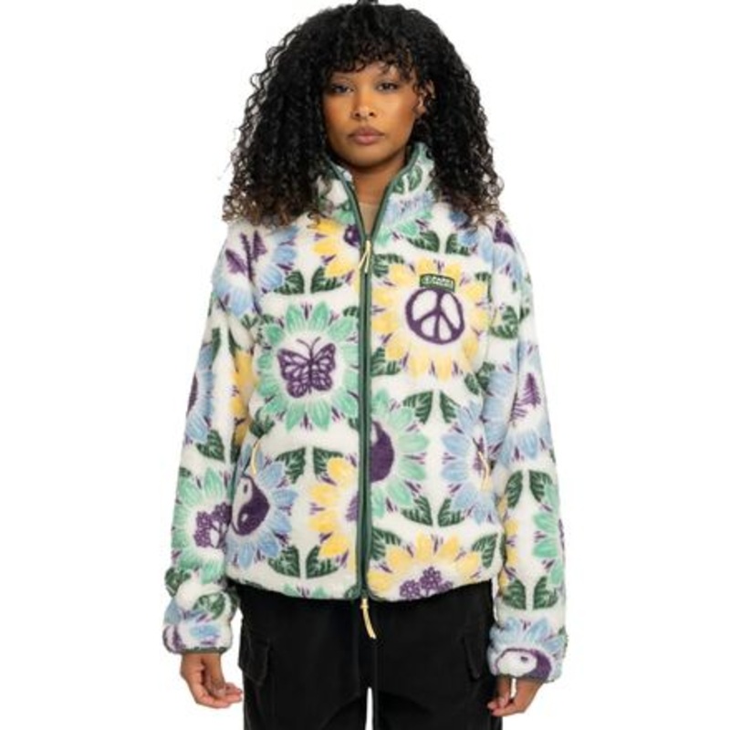 Nature In Bloom Faux Shearling Jacket – Women&apos;s