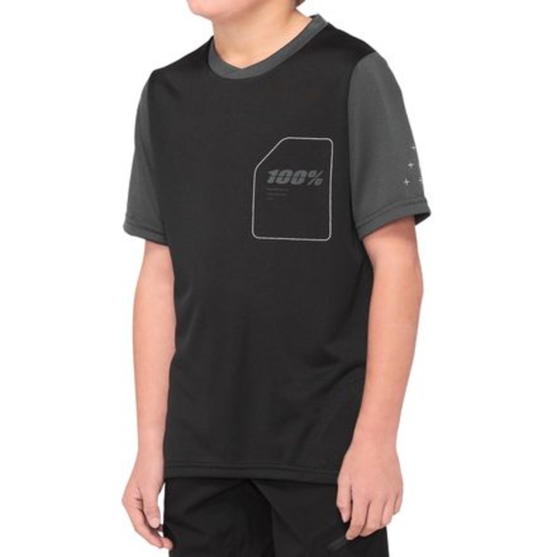 Ridecamp Jersey – Boys&apos;|Charcoal|Light Slate/Navy|L|XL|M