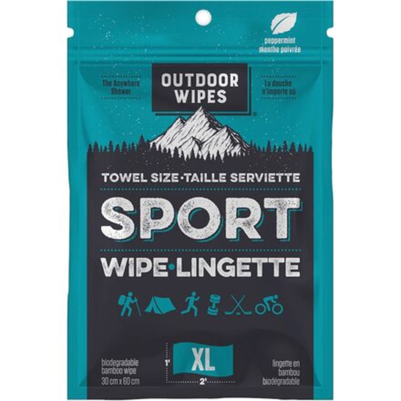 Sport Wipes XL|Peppermint|None