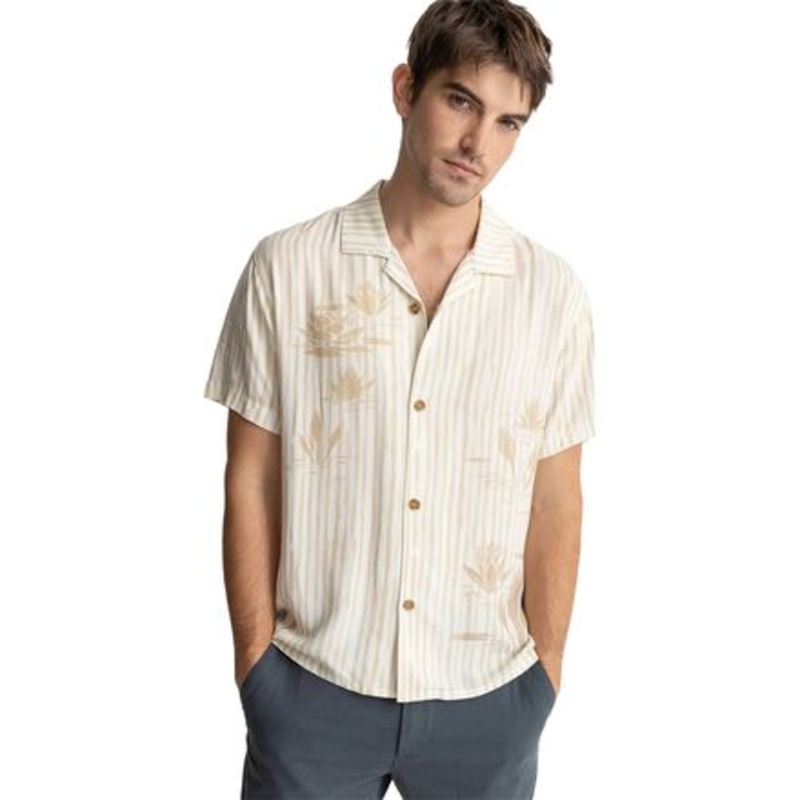 Lily Stripe Cuban Short-Sleeve Shirt – Men&apos;s