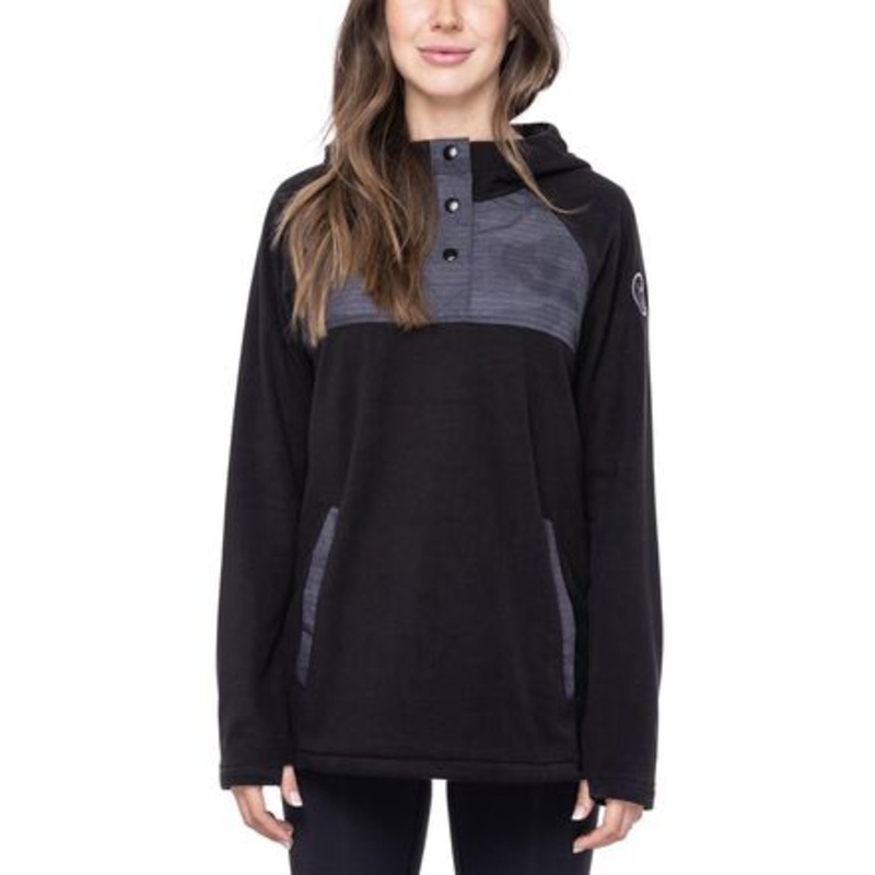 Hemlock Fleece Hoodie|Black|XS