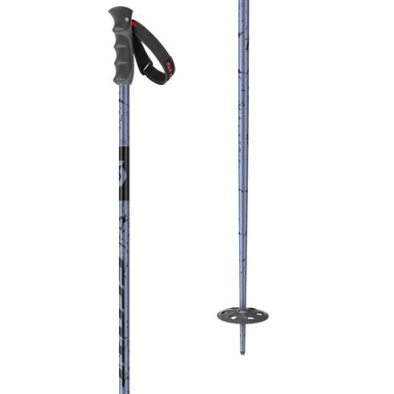 Team Issue Srs Ski Poles 2025|Aurora Green|Fluo Yellow|Frost Black|48in|46in