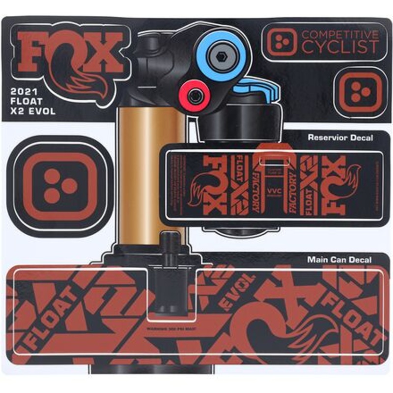Fox X2 Decal Kit|Yeti Brick|Yeti Watermelon|One Size